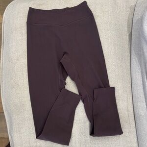 437 THE V LEGGING / ESPRESSO